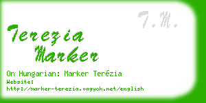 terezia marker business card